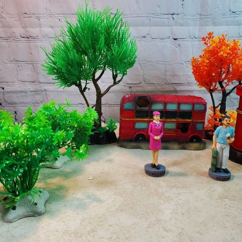 BUMIEWS Aquarium Fish Tank Decoration